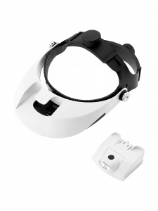 Лупа налобная увеличительная с подсветкой Орбита OT-INL09